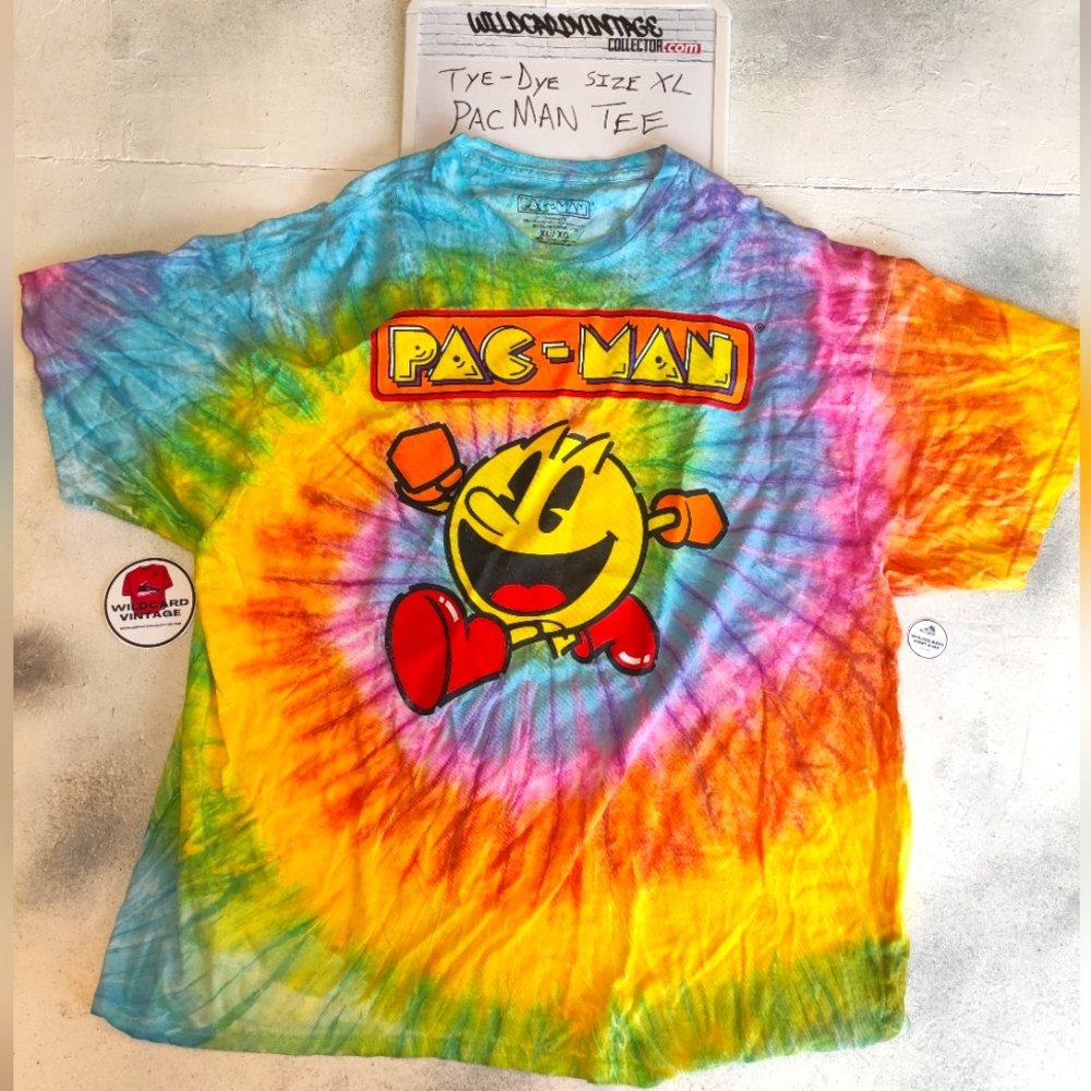 Tye Dye PACMAN T-shirt size XL